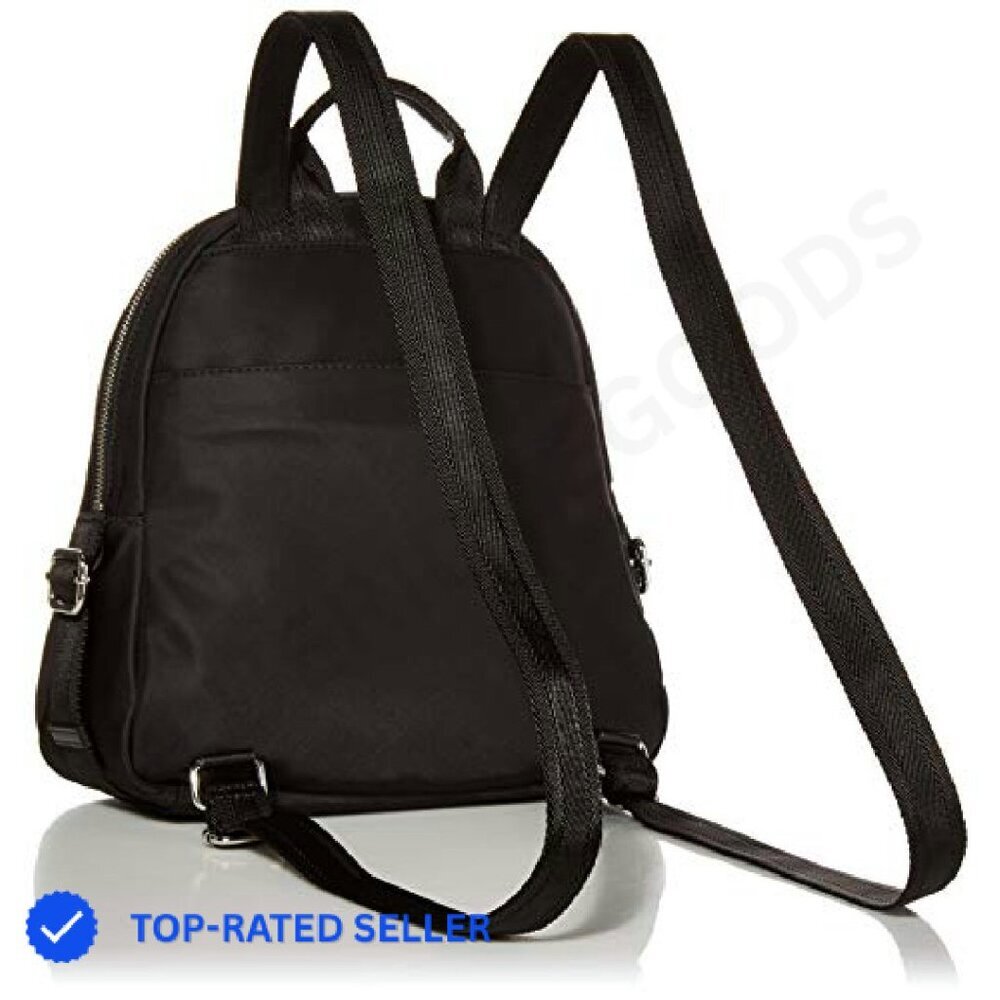 Nylon Backpack Minimal Chic Daypack Travel Essential Organizational Pockets - Picture 5 of 8
